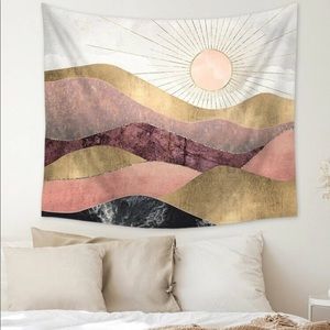 Gold Sunset Tapestry